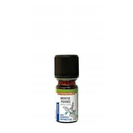 Huile essentielle MENTHE POIVREE Ethiquable 5ml