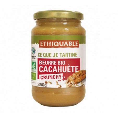 Beurre de cacahuètes Crunchy BIO / 350g