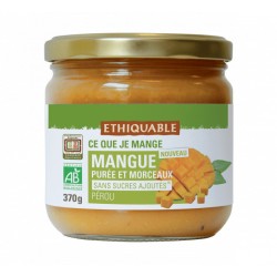 Purée de Mangue avec morceaux / 370g