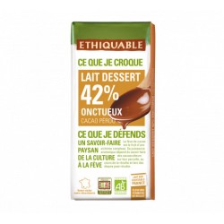 Chocolat Ethiquable Lait Dessert / 200g
