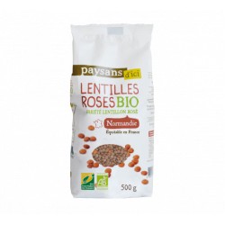 Lentilles Roses Paysans d'ici /500g