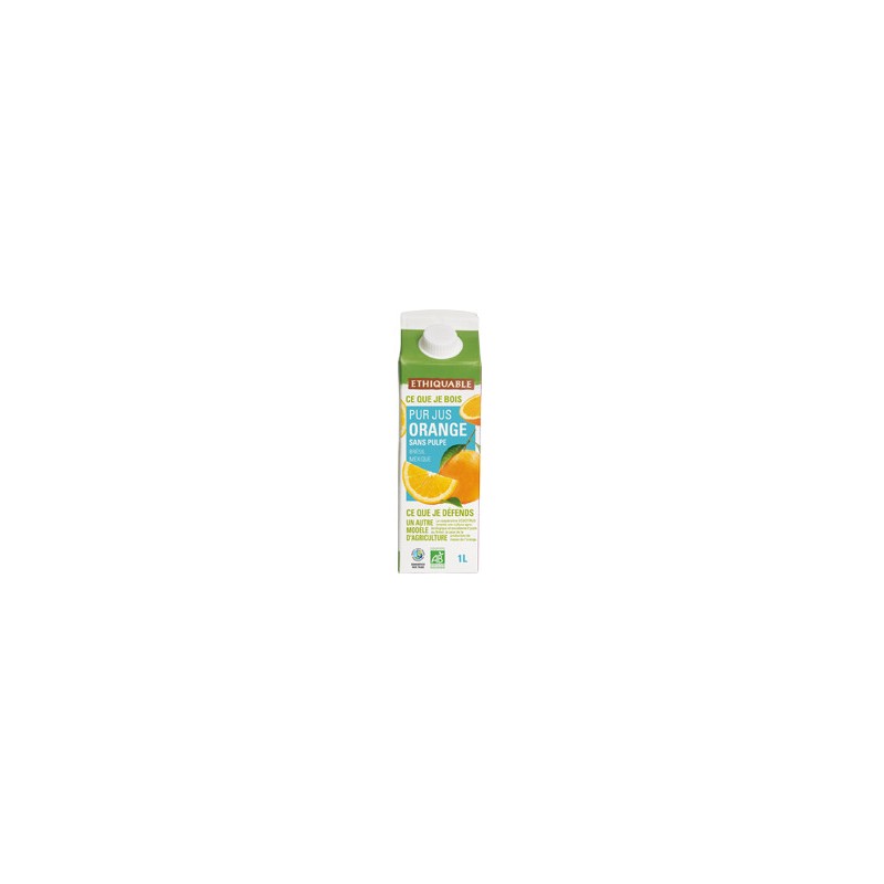Pur Jus d'Orange Bio Ethiquable Pack / 1l