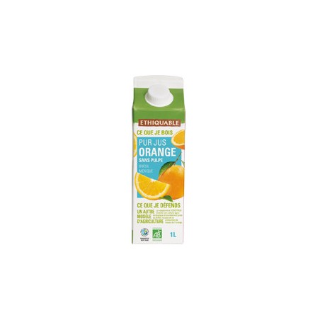 Pur Jus d'Orange Bio Ethiquable Pack / 1l