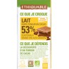 Chocolat Ethiquable Lait 53% Grand Cru / 100g