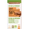 Chocolat Ethiquable Lait 53% Grand Cru / 100g