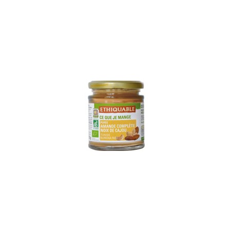 Purée Amandes Cajou Ethiquable / 170g