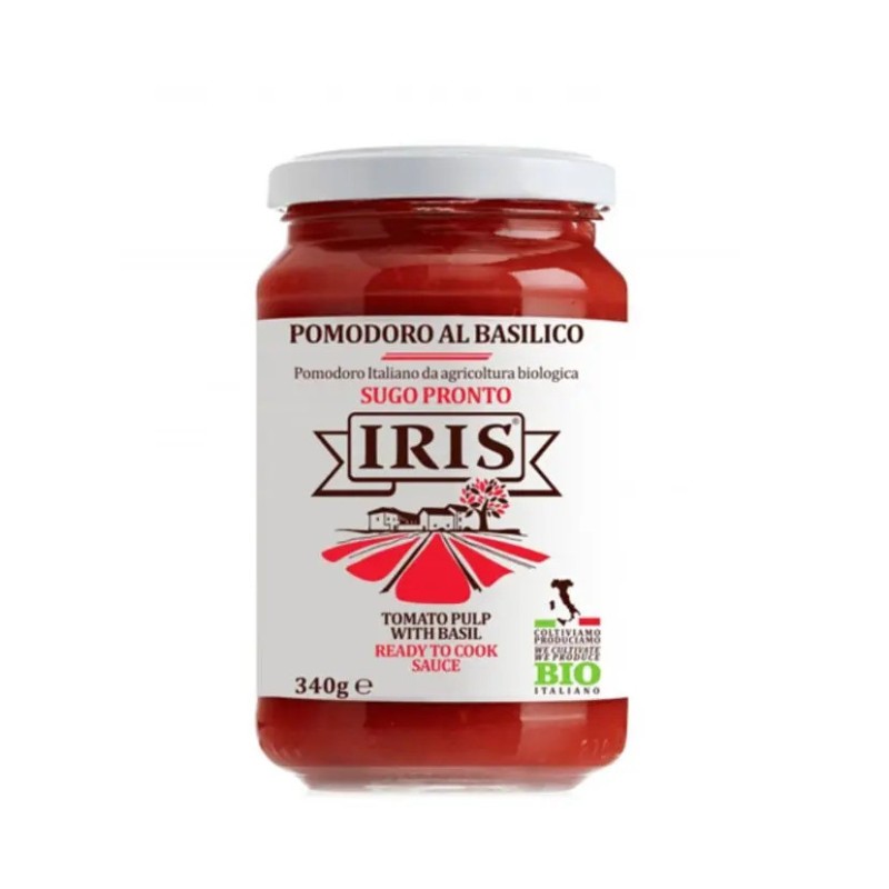 Pulpe de tomate Basilic Iris Bio / 500g