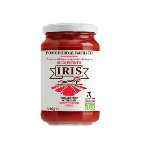 Pulpe de tomate Basilic Iris Bio / 500g
