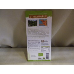 Chocolat Ethiquable Noir Gingembre / 100g