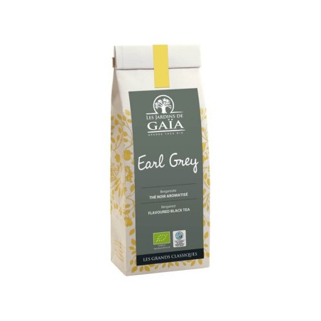 Thé Gaïa Earl Grey Noir / 100g vrac