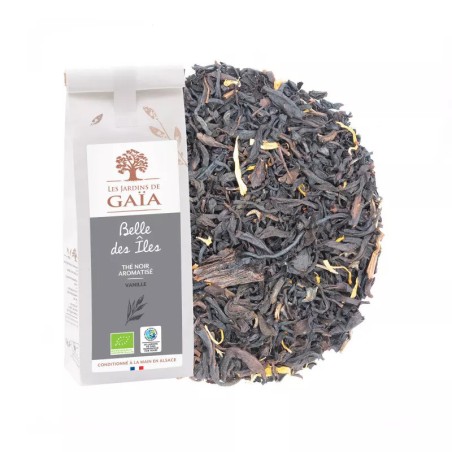 Thé Gaïa Noir Belle des îles / 100g vrac