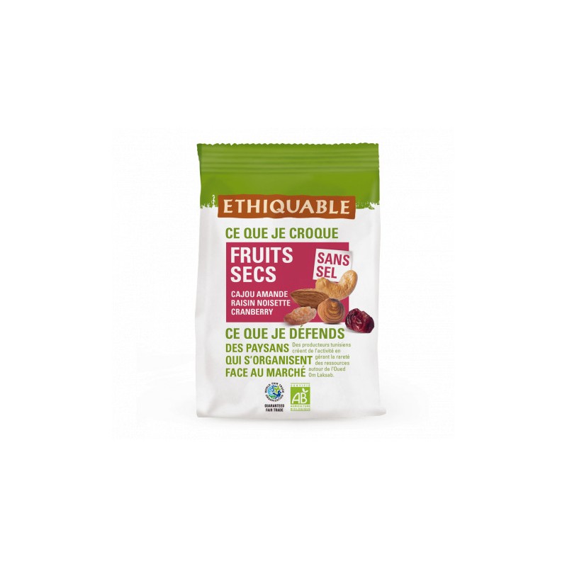 Cajou Amande Noisette Bio Ethiquable / 100g