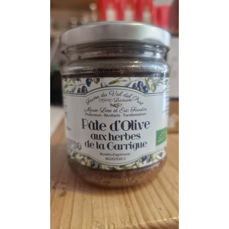 Pâte d'olive aux herbes de la Garrigue / 160g