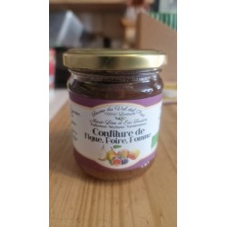 Confiture de Figue Poire Pomme Bio / 210g