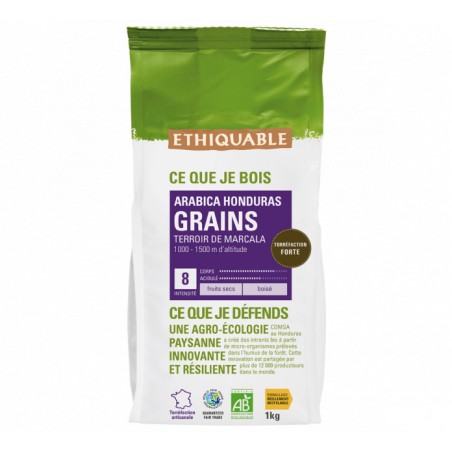 Café Ethiquable Honduras Bio Grains / 1kg