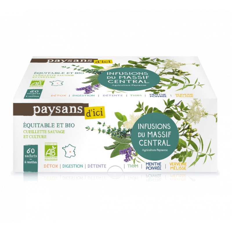Coffret Infusions du Massif Central / 60 sachets