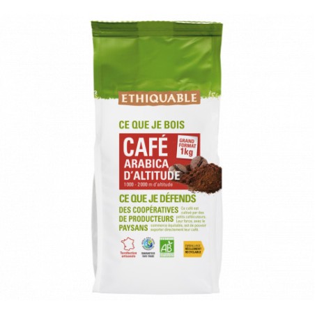 Café Ethiquable Pérou Bio Moulu / 1kg