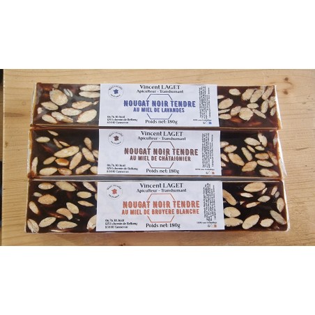 Nougat Noir Tendre - Vincent Laget / 180g