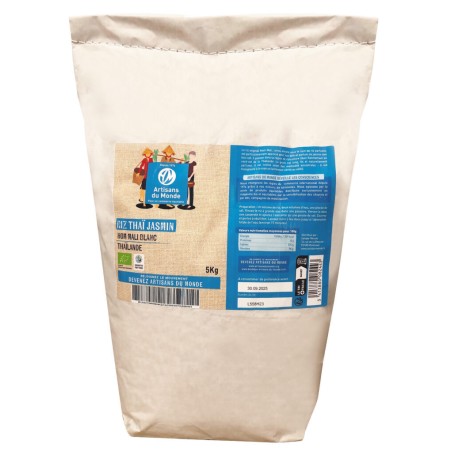 Riz thaï Jasmin Blanc Bio ADM / 5kg