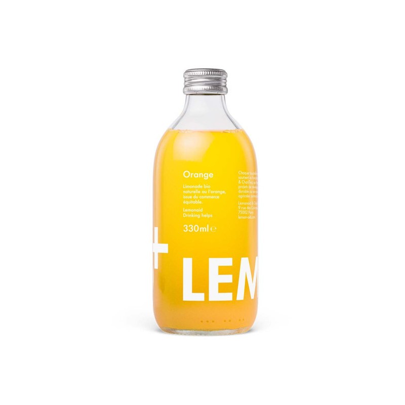 Limonade Orange Lemonaid+. / 33cl