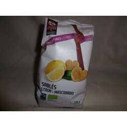 Sablés citron mascobado / 125g