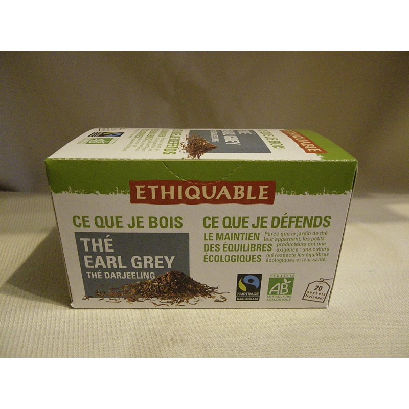 Thé Ethiquable Earl Grey / 20 sachets