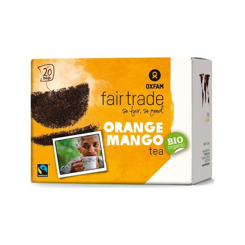 Thé Noir Orange Mangue Oxfam / 20 sachets