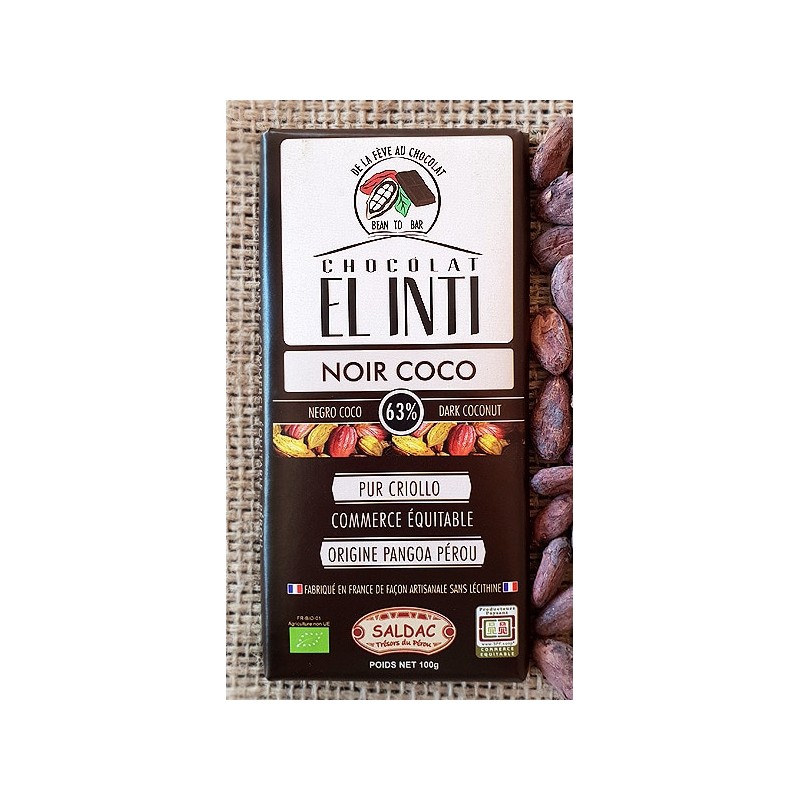 Chocolat Saldac Noir Coco / 100g
