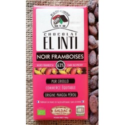 Chocolat Saldac Noir Framboise / 100g