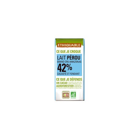 Mini-tablette Chocolat Lait 42% / 30g